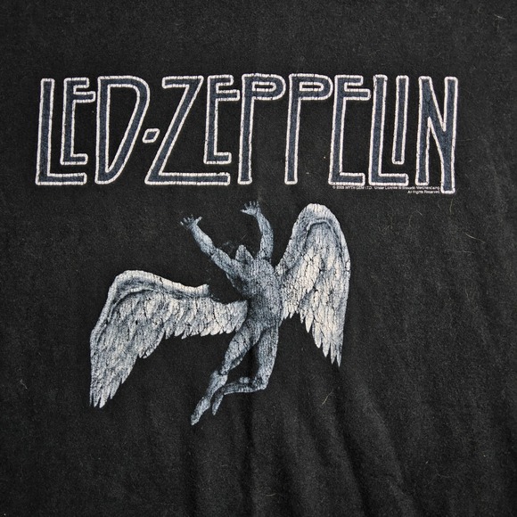 Hanes Other - Led Zeppelin Shirt 2XL Black Swan Song Icarus Logo 2005 Myth Gem Hanes...